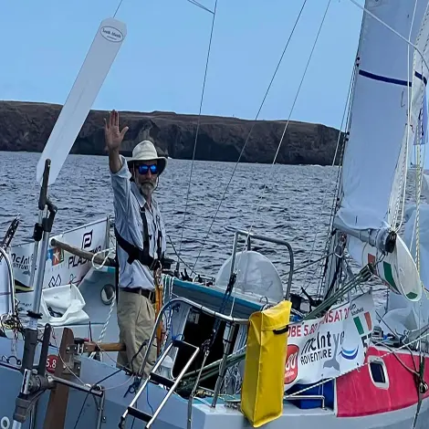 Piloto de vento auto-direcionável South Atlantic instalado em alto mar