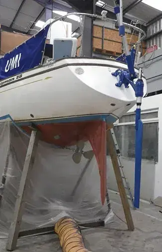 Komplettes Selbststeueranlagen-Paket, montiert und segelbereit