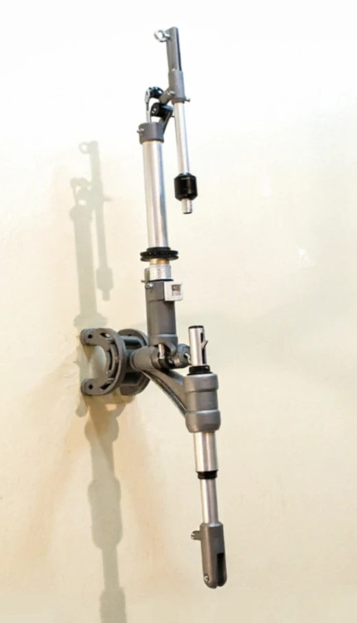 Detalhe do design de baixo atrito do South Atlantic S 470