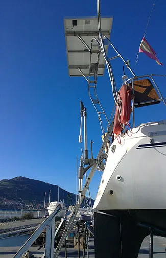 Rodamientos de Delrin que aseguran la rotación suave del eje del piloto de viento