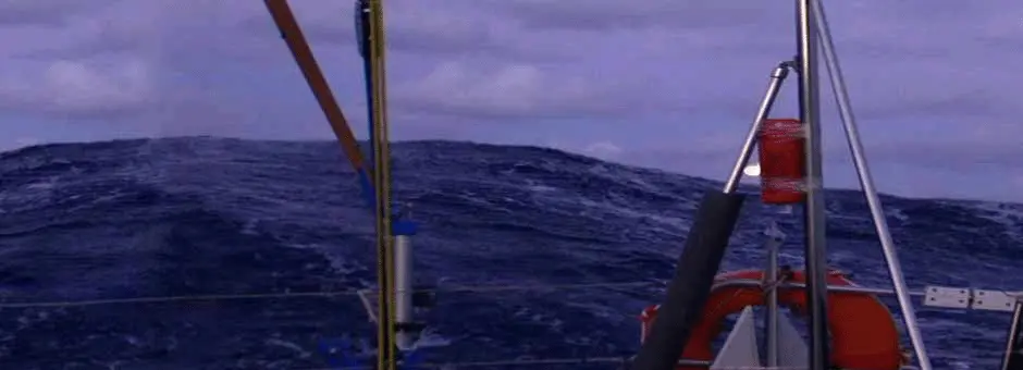 Sistema di timone a vento South Atlantic per navigazione d'altura