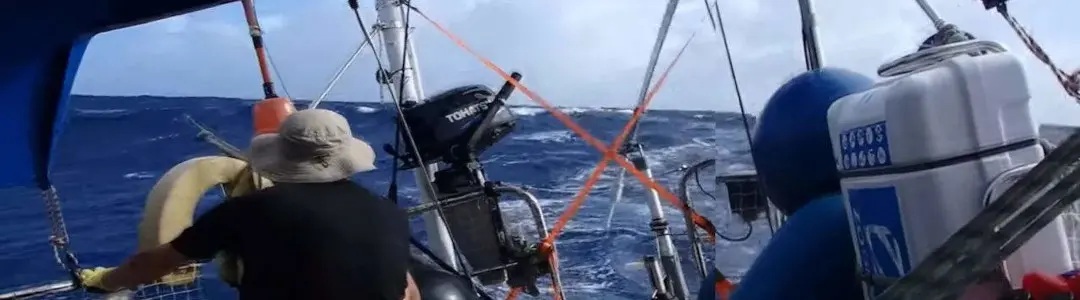 Timone a vento South Atlantic in funzione in navigazione d'altura