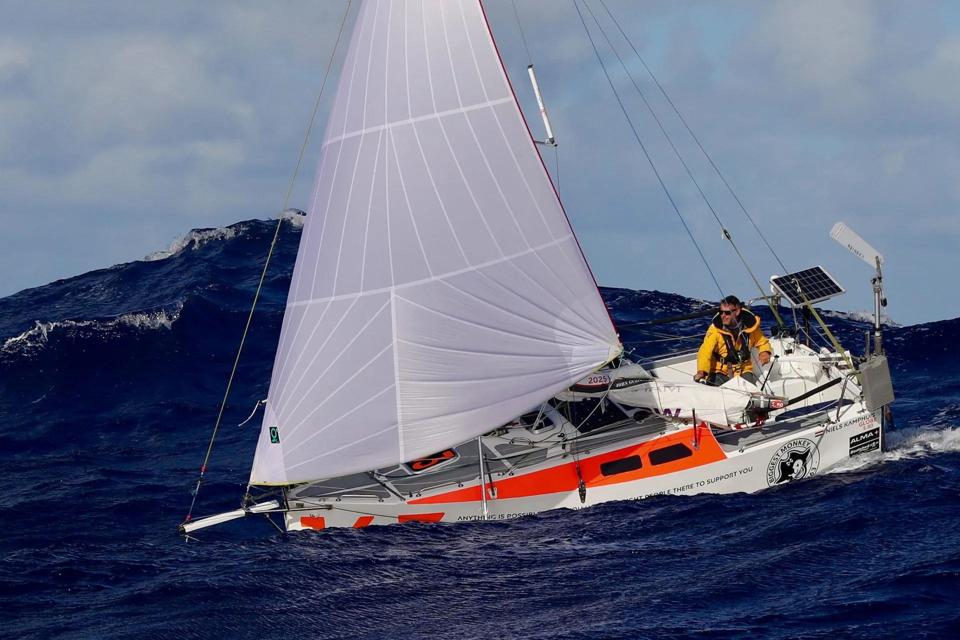 South Atlantic S 301 i McIntyre Mini Globe Race om bord på en Class Globe 5.80