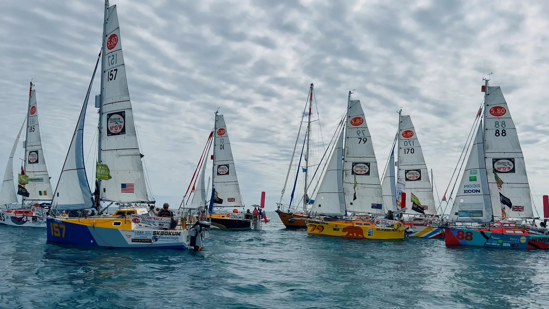 South Atlantic S 301 i McIntyre Mini Globe Race om bord på en Class Globe 5.80